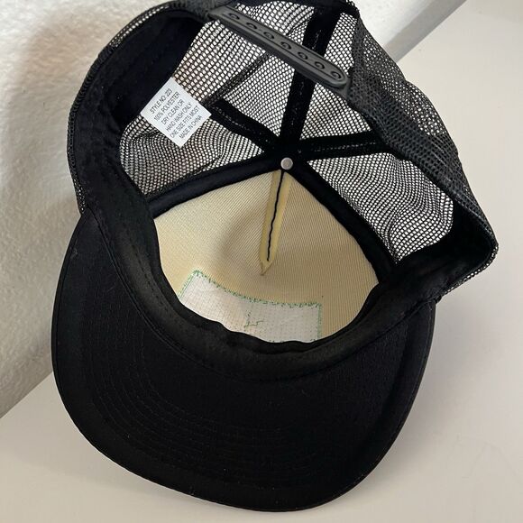 FELT Bicycles Cycling Trucker Hat Adjustable Cap Black Green Mesh Back - Picture 5 of 5